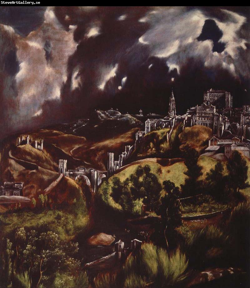 El Greco utsik over toledo